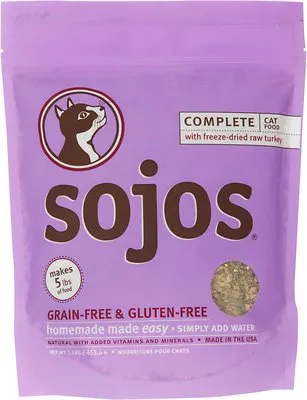 Sojos Cat Grain-Free Freeze-Dried Turkey