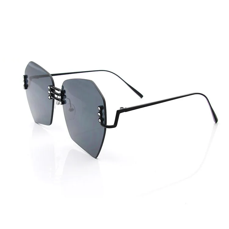 Sunglasses Frameless Colorful Fashion Trend UV Protection Sun Glasses