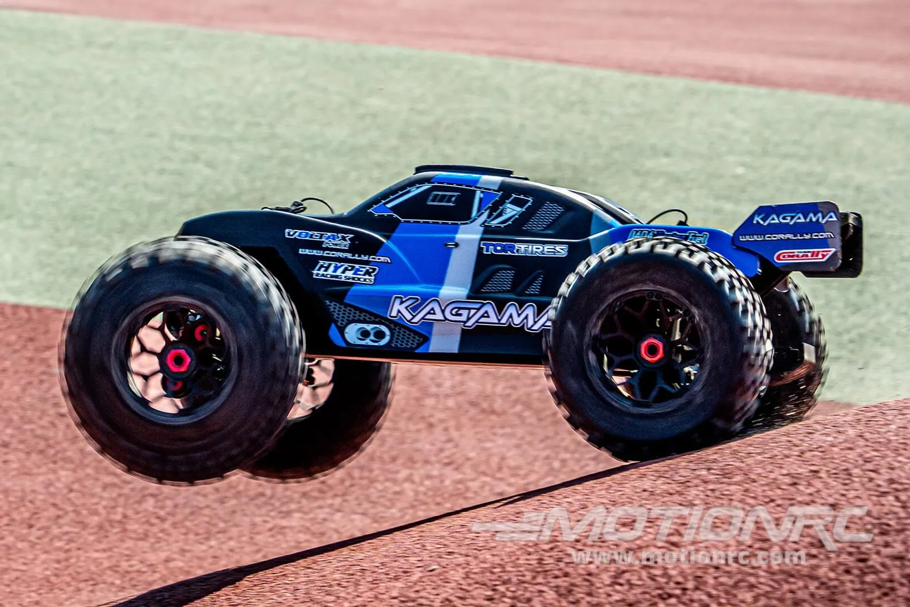 Team Corally Kagama Blue 1/8 Scale 4WD Monster Truck - Rolling Chassis