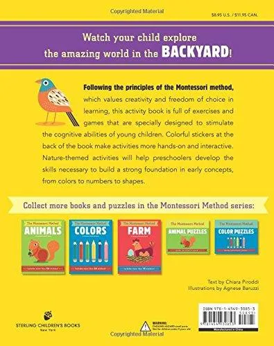 The Montessori Method - Backyard A Preschool Activity Book