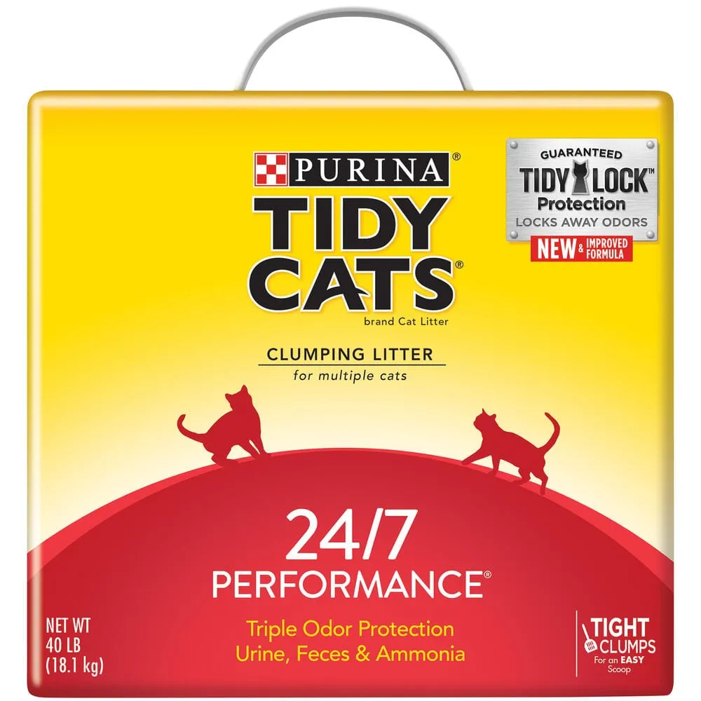 Tidy Cats Scoop 24/7 Performance Continuous Odor Control for Multiple Cats Cat Litter