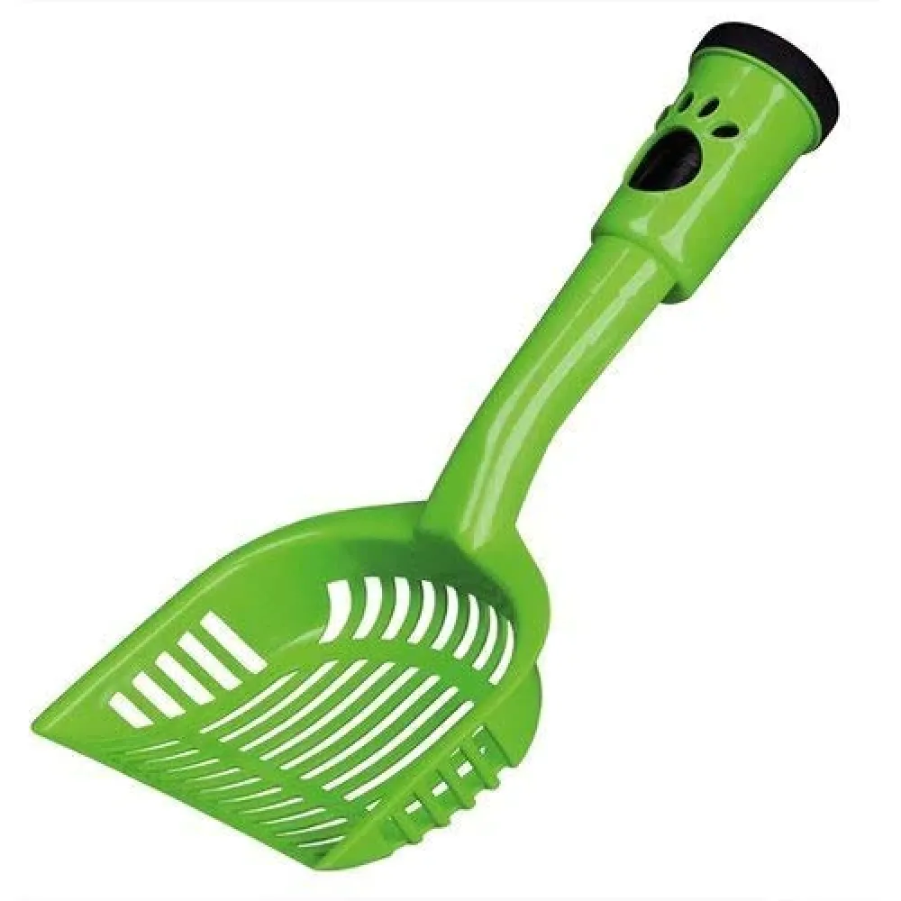 Trixie Litter Scoop with 20 Dirt Bags for Cats (Green)