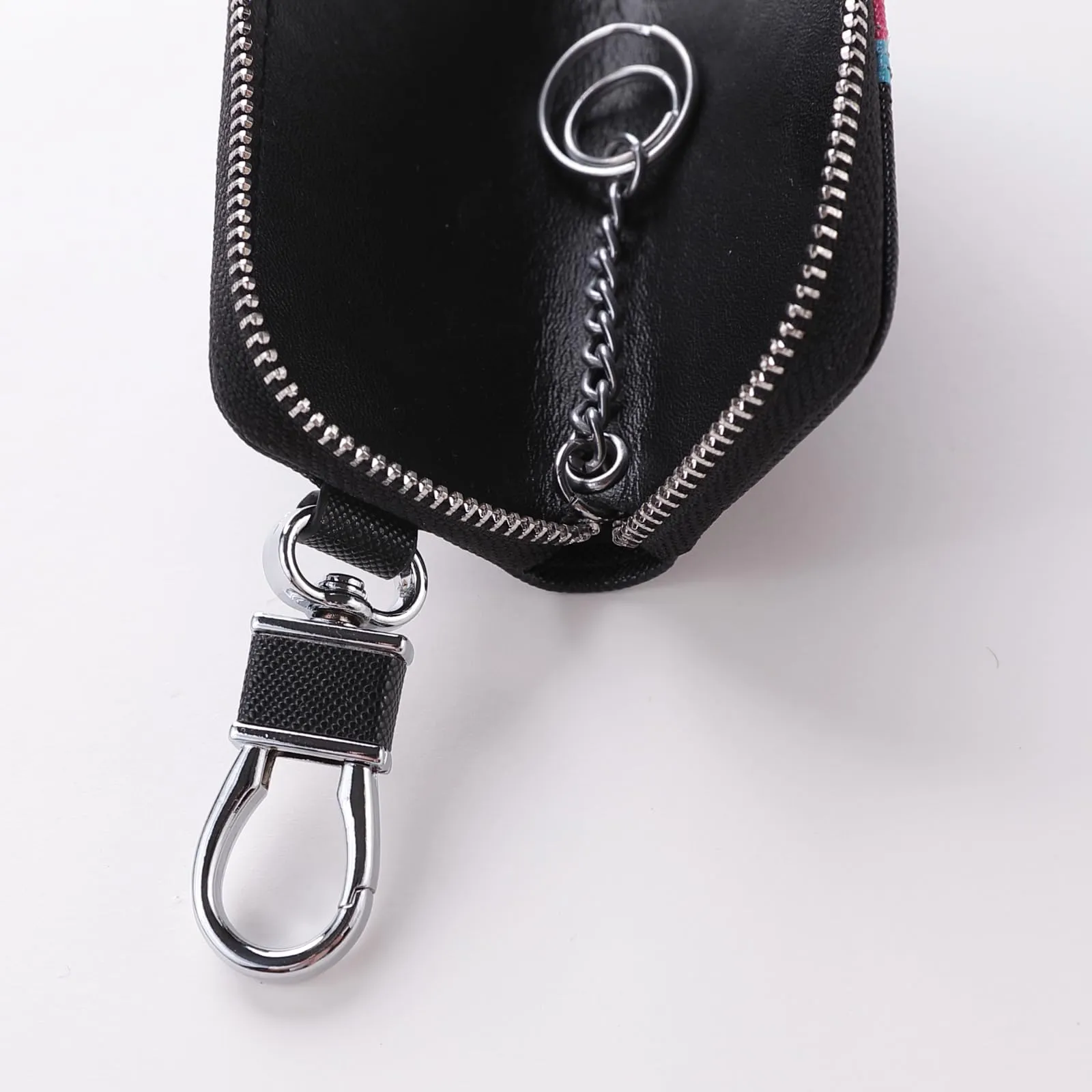 Urbane Home Key Case|Keychain/Keyring/Key Tag|Car Key Clip, Key Holder, Key Organizer (Black)