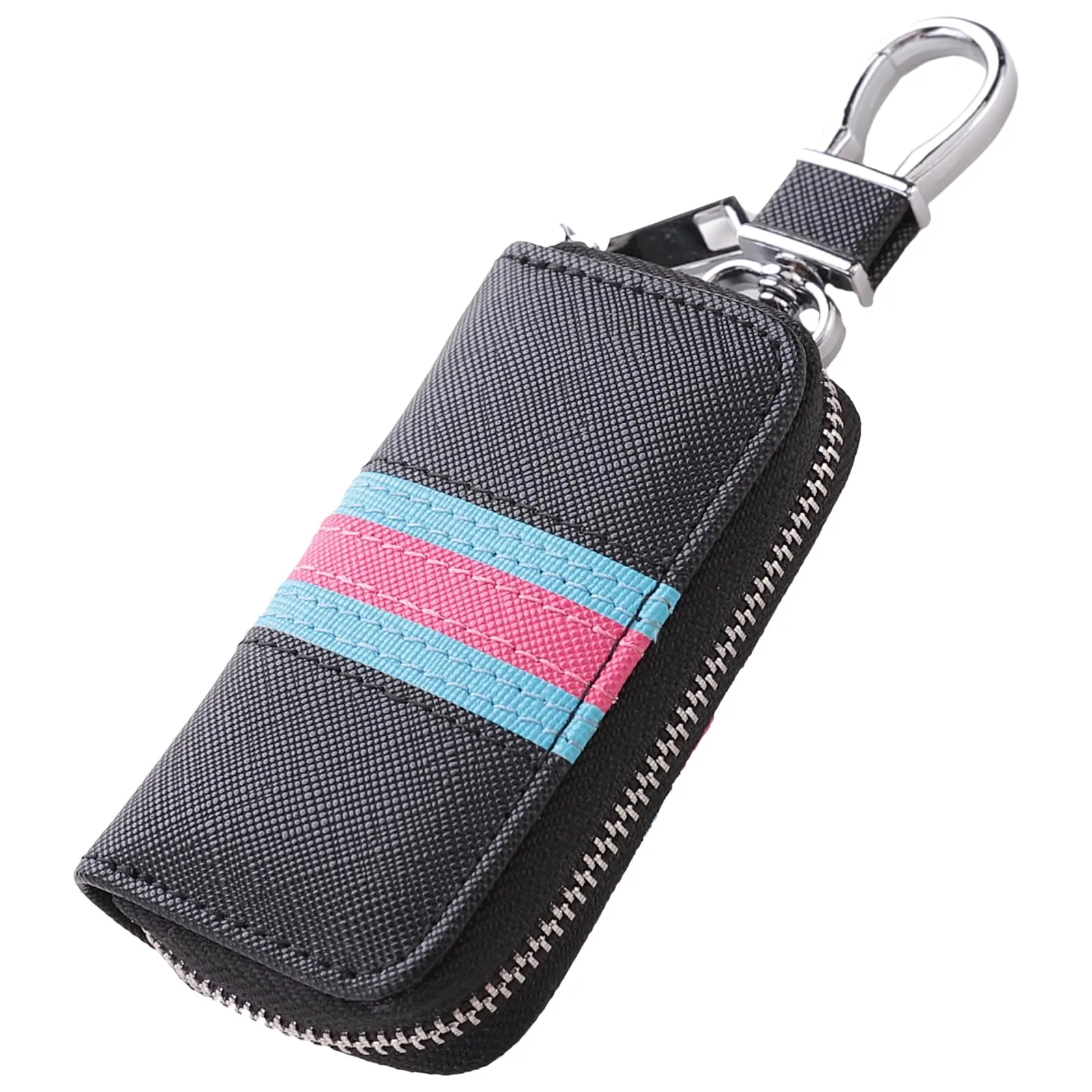 Urbane Home Key Case|Keychain/Keyring/Key Tag|Car Key Clip, Key Holder, Key Organizer (Black)