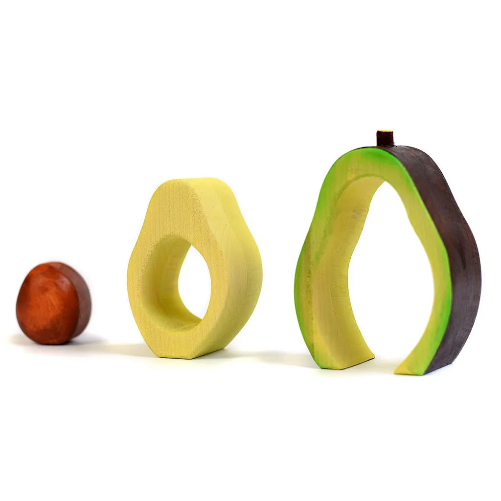 Wooden Avocado Stacker