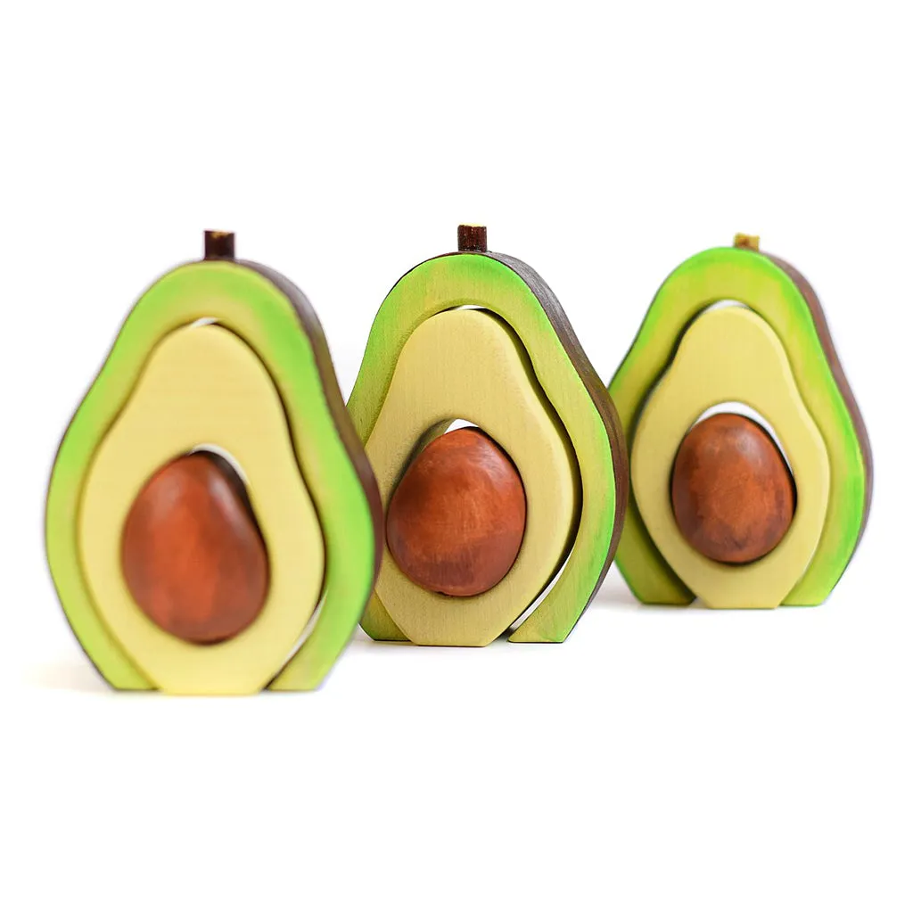 Wooden Avocado Stacker