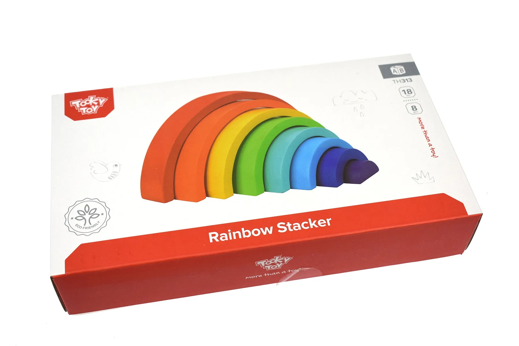 Wooden Rainbow Stacker