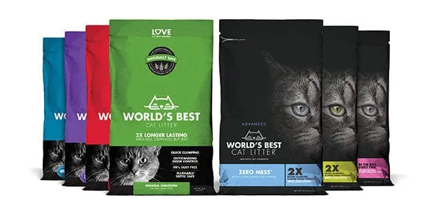 World's Best Cat Litter Clumping Formula Cat Litter