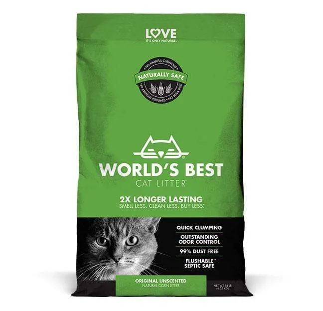 World’s Best Cat Litter Clumping Formula Cat Litter